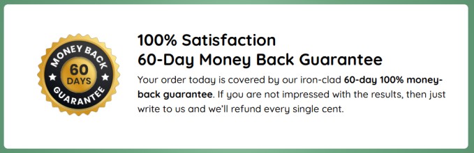 60-Day, No-Questions-Asked Money-Back Guarantee